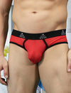 Contrast Net Pouch Brief for Men - BLOWOUT SALE!