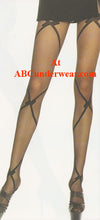 Criss Cross Pantyhose-Music Legs-ABC Underwear