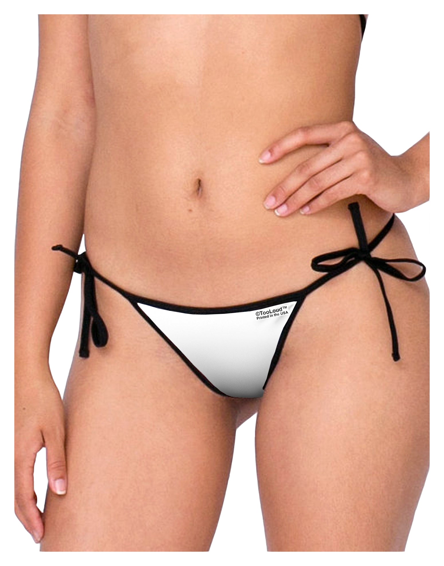 Custom Personalized Image or Text Bikini Bottom - ABC Underwear