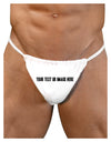Customizable Men's G-String with Personalized Text or Custom Image-ABC Underwear-ABC Underwear