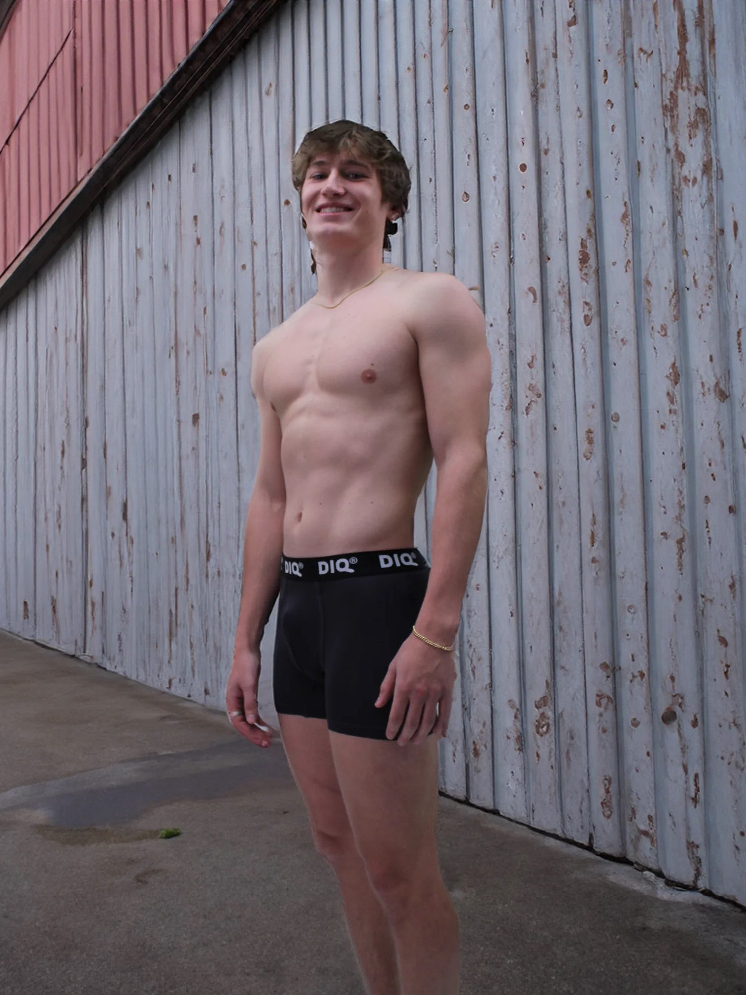 DIQ Boxer Brief Underwear for Men with Fly 2 Pack