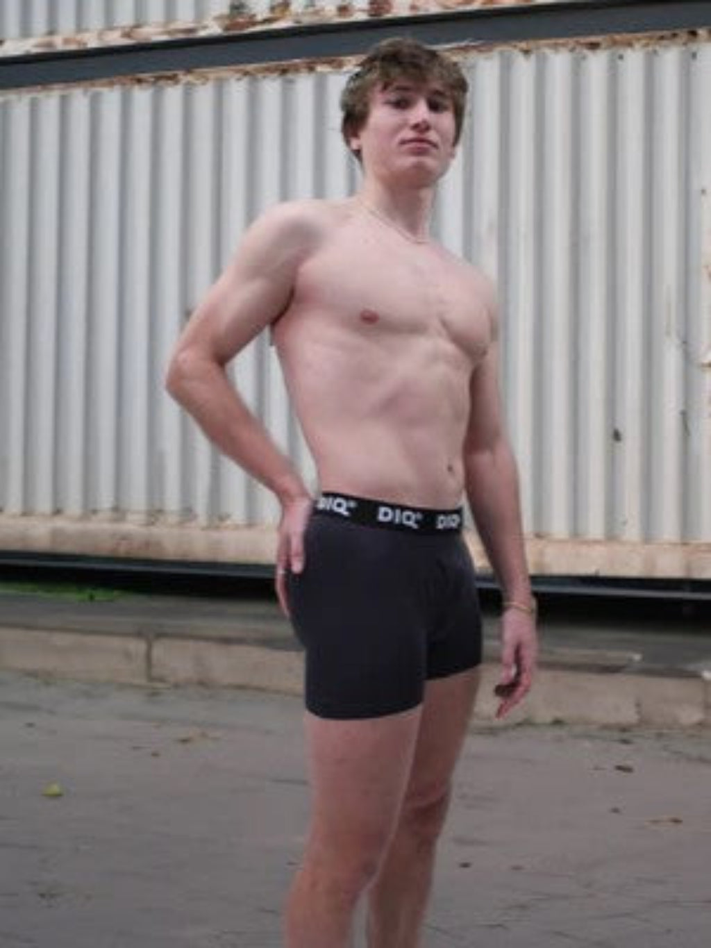 DIQ Boxer Brief Underwear for Men with Fly 2 Pack