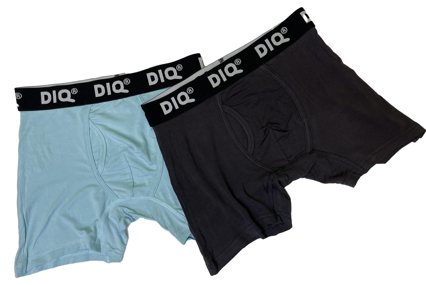 DIQ Boxer Brief Underwear for Men with Fly 2 Pack