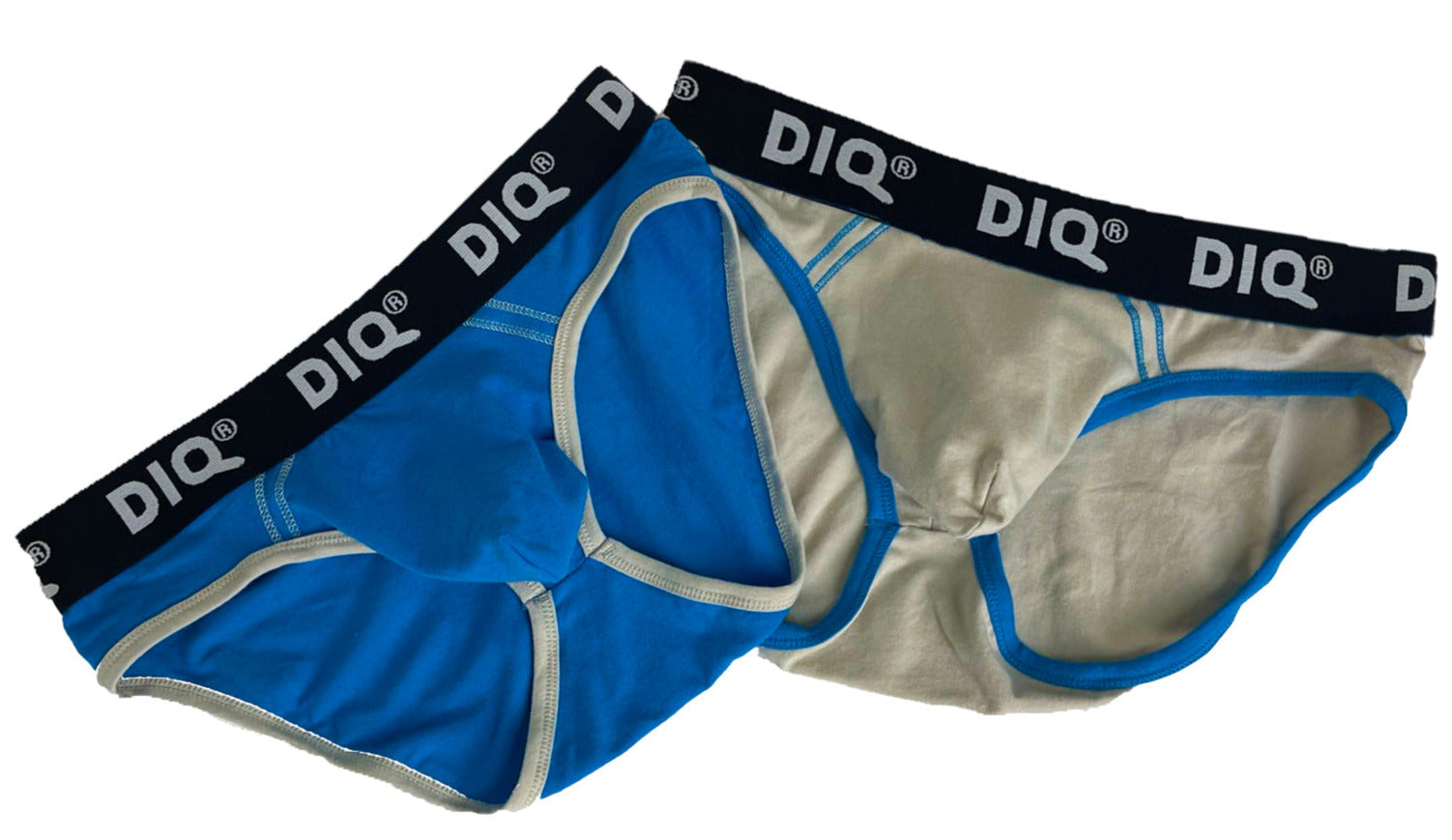 DIQ Mens Sexy Pouch Brief Underwear for Men - 2 Pack