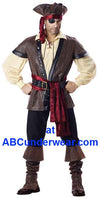 Deluxe Rustic Pirate Costume-In Character-ABC Underwear