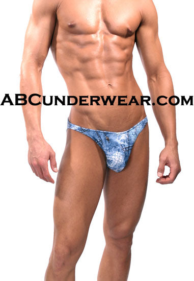 Denim Print Bikini Swimsuit