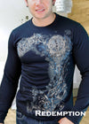 Designer Long Sleeve Mens Shirts - Clearance-Eddie Domani-ABC Underwear