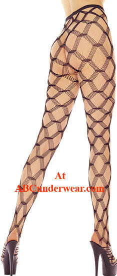 Diamond Net Pantyhose