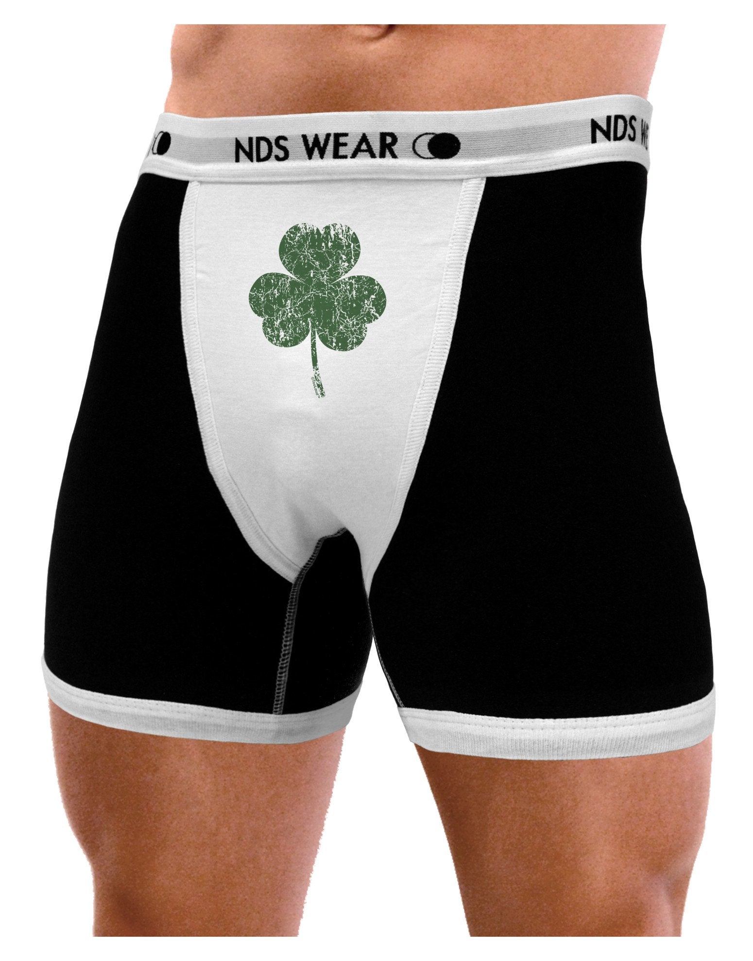 Distressed Traditional Irish Shamrock Mens NDS Wear Boxer Brief Underw -  ABC Underwear