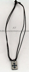 Double Cord Cross Necklace Choker-ABCunderwear.com-ABC Underwear