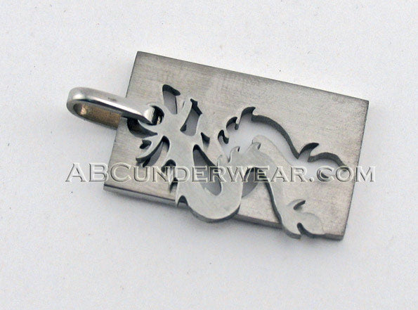 Dragon Dog Tag Necklace