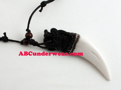 Dragon Head Tooth Necklace-DriftStone Pueblo-ABC Underwear