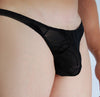 Elegant Black Eclipse Thong: A Sophisticated Addition to Your Lingerie Collection-ABCunderwear.com-ABC Underwear