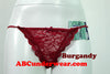 Elegant Floral Lace Thong for Women-Capricia O' Dare-ABC Underwear