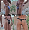 Elegant Mens Sheer Spots Thong with Intricate Design - BLOWOUT SALE!