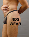 Elegant Sheer Camo Backless Pouch for Fashion Enthusiasts-nds wear-ABC Underwear