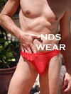 Elegant Sheer Roja Red Thong for Men - BLOWOUT SALE!