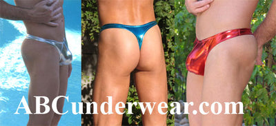 Elegant and Alluring Glimmer Thong Collection-Cal Muscle-ABC Underwear