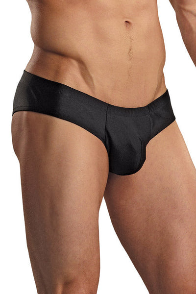Euro Male Spandex Pouch Butt Contour Brief Underwear - Black-Male Power-ABC Underwear