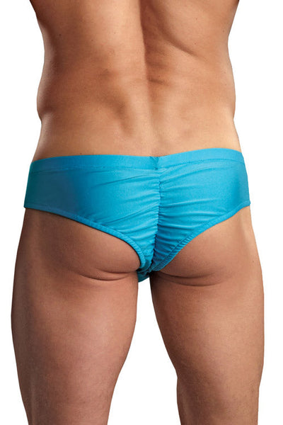 Euro Male Spandex Pouch Butt Contour Brief Underwear - Turquoise -Closeout-Male Power-ABC Underwear