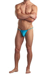 Euro Male Spandex Pouch G-String Underwear - Turquoise-Male Power-ABC Underwear