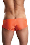 Euro Male Spandex Pouch Trunk Underwear - Orange -CLOSEOUT-Male Power-ABC Underwear