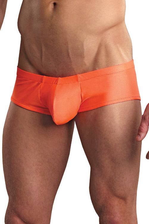 Euro Male Spandex Pouch Trunk Underwear - Orange -CLOSEOUT
