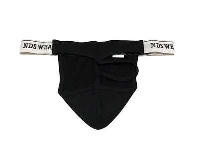 Exclusive SALE!: NDS Wear Men's Stretch Cotton Brazilian Thong in Black