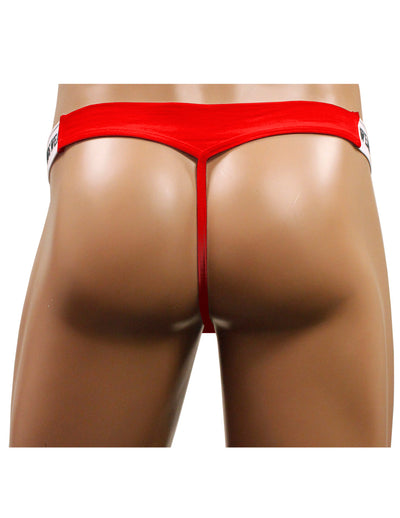 Exclusive SALE!: NDS Wear Men's Stretch Cotton Brazilian Thong in Red