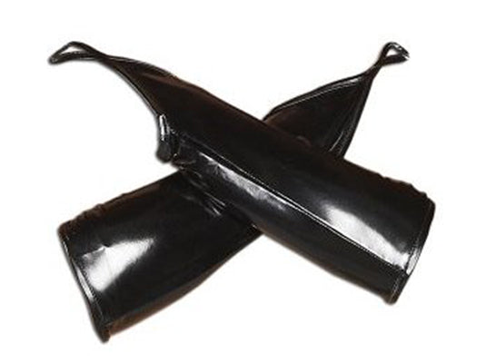 Exposed Liquid Onyx Gloves