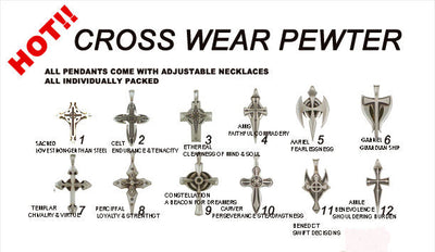 Faith Gear Cross Necklace-Puka Creations-ABC Underwear