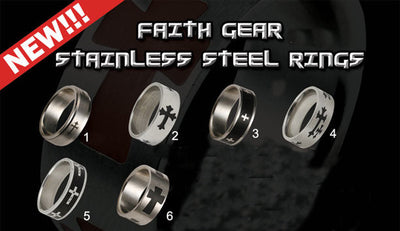 Faith Gear Stainless Steel Rings-Stainless Steel Rings-ABC Underwear