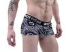 Festivo Black and White Men's Short Trunk Underwear by NDS Wear - BLOWOUT SALE!