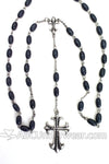 Fleur de Lis Cross Rosary Necklace-FAD Treasures-ABC Underwear