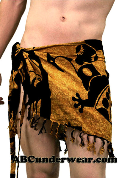 Gecko Tattoo Mini Sarong-Tribal Village-ABC Underwear