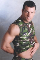 Green Camo Muscle Shirt - Clearance