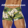 Green Hawaiian Swim Short-Male Power-ABC Underwear