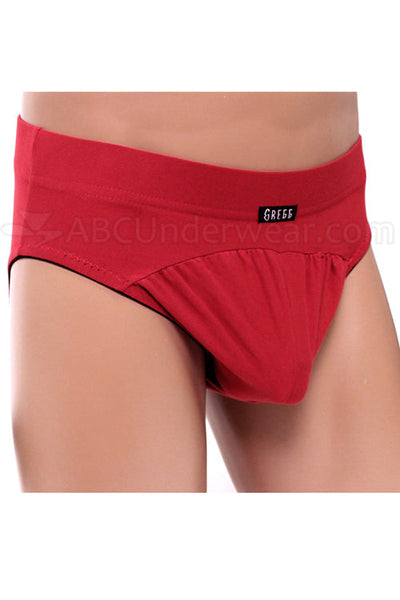 Gregg Contoured Microfiber Brief Underwear - Deep Red-Gregg Homme-ABC Underwear