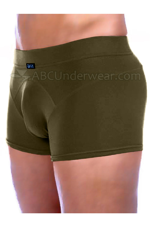 Gregg Contoured Microfiber Trunk Underwear - Olive Army Green