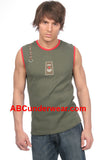 Gregg Homme Army Muscle Shirt - Closeout-Gregg Homme-ABC Underwear
