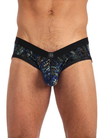 Gregg Homme Blue Leopard Briefs-Gregg Homme-ABC Underwear