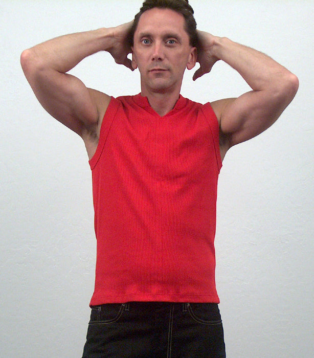 Gregg Homme Ribbed Muscle Designer Shirt - Clearance