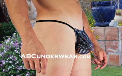 Grey Racer Sheer G-String - BLOWOUT SALE!