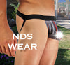 Grey Racer Sheer Jockstrap - Clearance-NDS Wear-ABC Underwear