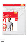 Hanes 5 Pack Crew Neck Mens T-Shirts - Clearance-hanes-ABC Underwear