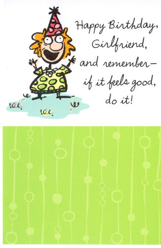 Happy Birthday Girlfriend Card