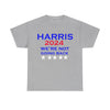 Harris 2024 We're Not Going Back President T-Shirt Unisex Heavy Cotton Tee