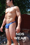 Hercules Men's Sheer Blue Camo Thong - A Stylish Addition to Your Wardrobe - BLOWOUT SALE!