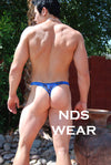 Hercules Men's Sheer Blue Camo Thong - A Stylish Addition to Your Wardrobe - BLOWOUT SALE!