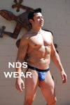 Hercules Sheer Blue Camo Jock-NDS WEAR-ABC Underwear